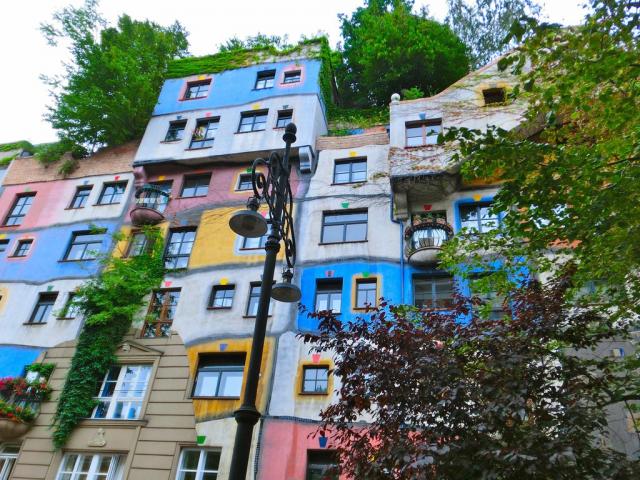 Advent Bécsben - Hundertwasser házai