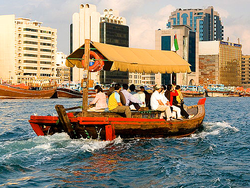 Dubai-Omán dau hajókázás