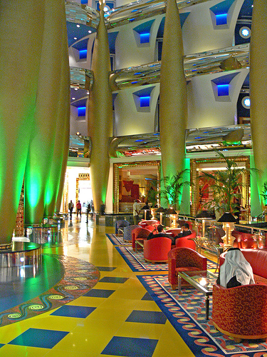 Vacsora a Burj Al Arab 7*-os szállodában